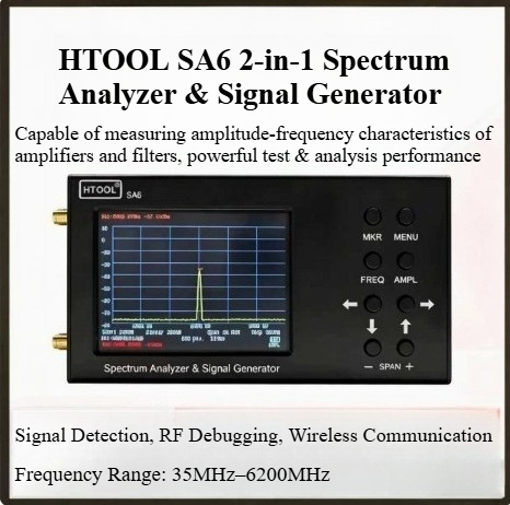 Handheld Spectrum Analyzer 35M - Signal Generator Spectrum Analyzer review and price